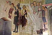 Castiglione Olona - Battistero della Collegiata. Il ciclo di affreschi della cappella di San Giovanni Battista (Masolino s Panicale 1435 circa). 